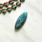 Large Ocean Blue Surfboard Ithaca Peak Turquoise Background