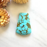 Large Sky Blue Freeform Number 8 Turquoise Background
