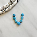 Small Sky Blue Freeform Sleeping Beauty Turquoise, Set of 7 Background