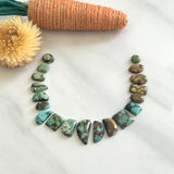 Small Mixed Mixed Treasure Mountain Turquoise, Set of 19 Background