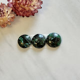 Small Ocean Blue Round Yungai Turquoise, Set of 3 Background