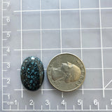 Large Ocean Blue Oval Yungai Turquoise Dimensions