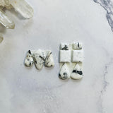 Small White Mixed White Buffalo Dolomite, Set of 9 Background