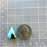 Large Sky Blue Triangle Ithaca Peak Turquoise Dimensions