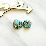 Medium Sky Blue Freeform Number 8 Turquoise, Set of 2 Background