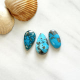 Medium Sky Blue Mixed Ithaca Peak Turquoise, Set of 3 Background