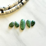 Small Sea Green Mixed Treasure Mountain Turquoise, Set of 5 Background
