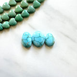 Small Sky Blue Mixed Sonora Turquoise, Set of 3 Background