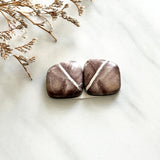 Medium Red Freeform White Buffalo Dolomite, Set of 2 Background