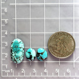 Small Sky Blue Mixed Yungai Turquoise, Set of 3 Dimensions