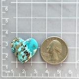 Large Sky Blue Heart Ithaca Peak Turquoise Dimensions