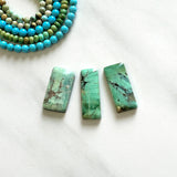 Large Mint Green Bar Crescent Lake Variscite, Set of 3 Background