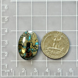 Large Sky Blue Oval Ithaca Peak Turquoise Dimensions