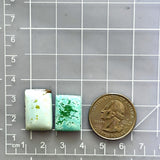 Large Mixed Bar Sand Hill Turquoise, Set of 2 Dimensions