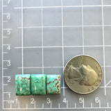 Small Sea Green Bar Namtso Lake Turquoise, Set of 3 Dimensions