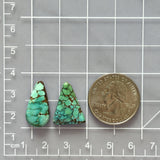 Large Sea Green Mixed Treasure Mountain Turquoise, Set of 2 Dimensions