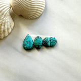 Small Sky Blue Mixed Yungai Turquoise, Set of 4 Background