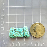 Medium Sky Blue Mixed Namtso Lake Turquoise, Set of 3 Dimensions