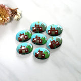 18x25mm Oval Inlay, Set of 2