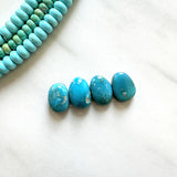 Small Ocean Blue Mixed Ithaca Peak Turquoise, Set of 4 Background
