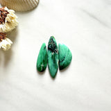 Small Sea Green Mixed Crescent Lake Variscite, Set of 3 Background
