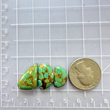 Medium Sea Green Mixed Bamboo Mountain Turquoise, Set of 3 Dimensions