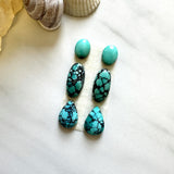 Small Mixed Mixed Mixed Turquoise, Set of 6 Background