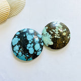 Large Mixed Round Mixed Turquoise, Set of 2 Background