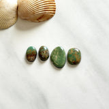 Small Sea Green Mixed Royston Turquoise, Set of 4 Background