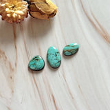 Small Mint Green Freeform Pilot Mountain Turquoise, Set of 3 Background