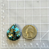 Large Sky Blue Teardrop Ithaca Peak Turquoise Dimensions