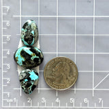 Medium Sky Blue Mixed Blue Moon Turquoise, Set of 3 Dimensions