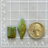 Large Bamboo Green Mixed Giraffe Turquoise, Set of 2 Dimensions