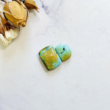 Medium Royal Orange Mixed Treasure Mountain Turquoise, Set of 2 Background