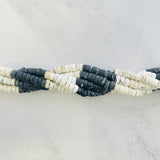 Mixed White Buffalo Dolomite Heishi Beads