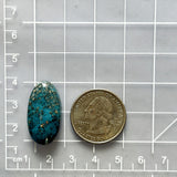 Large Ocean Blue Oval Ithaca Peak Turquoise Dimensions