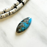 Large Ocean Blue Surfboard Ithaca Peak Turquoise Background