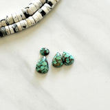 Small Sea Green Mixed Namtso Lake Turquoise, Set of 4 Background
