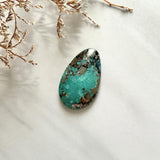 Large Sky Blue Teardrop Ithaca Peak Turquoise Background