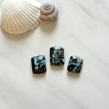 Small Sky Blue Barrel Yungai Turquoise, Set of 3 Background