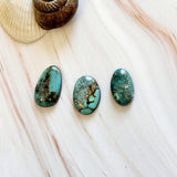 Large Sea Green Mixed Tyrone Turquoise, Set of 3 Background