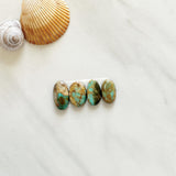 Small Mint Green Oval Royston Turquoise, Set of 4 Background