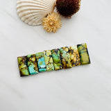Medium Mixed Bar Mixed Turquoise, Set of 8 Background