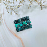 Small Mint Green Barrel Crescent Lake Variscite, Set of 12 Background