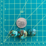 Medium Ocean Blue Nugget Treasure Mountain, Set of 3 Extra