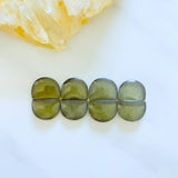 Medium Swamp Green Half Moon Rosarita, Set of 8 Background