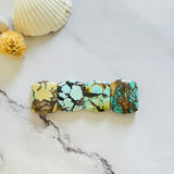 Medium Mixed Barrel Mixed Turquoise, Set of 4 Background