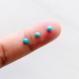 3x3mm Round Carico Lake, Set of 10