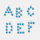 Design-ready Presets - Tyrone Turquoise Letter A Pendant Background