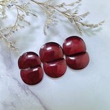 Large Red Half Moon Rosarita, Set of 6 Background